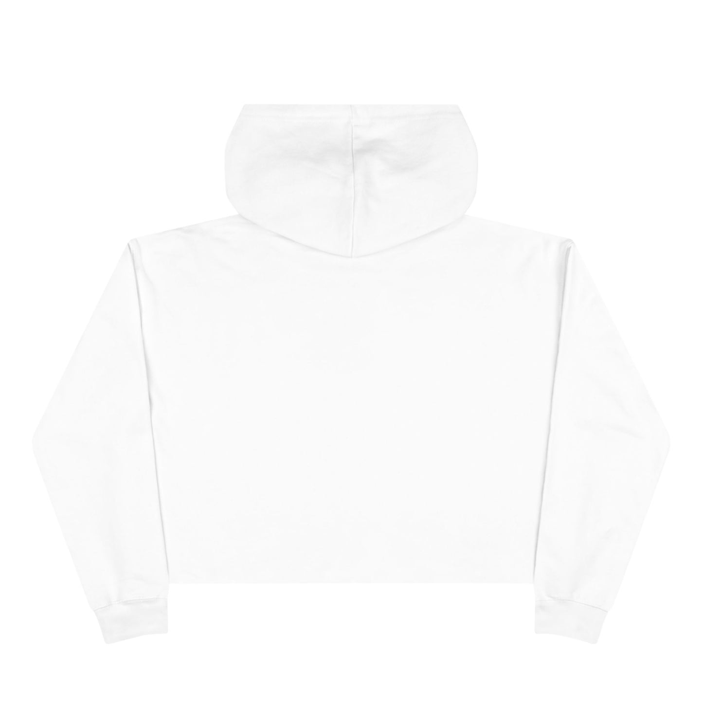 Am I Extra or Are You Basic? - White Graphic Cropped Hoodie